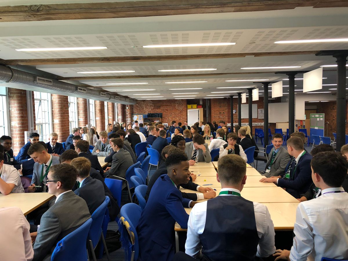 JCB Academy Sixth Form year 12 induction day